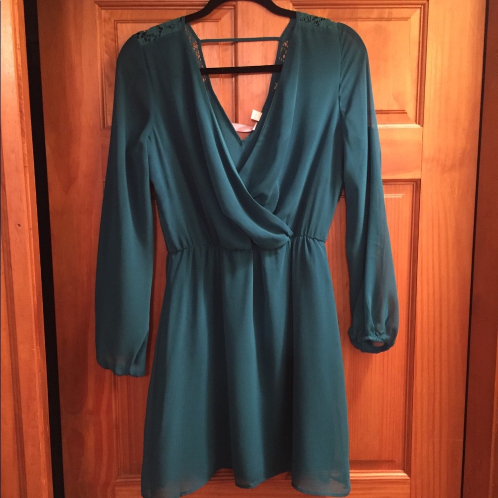Francesca’s Teal Dress